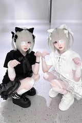 College Lace-Up Sweet Jirai Kei Japanese Platforms Shoes 2 Colors - Product - 6