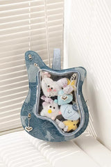 Guitar Heart Printed Chain-Decorated Sweet Lolita Itabag 3 Colors - Product - 13