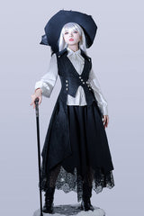 Black Princess Chronicles Burn To Ash Female Gothic Ouji Lolita Long Vest - Product - 2