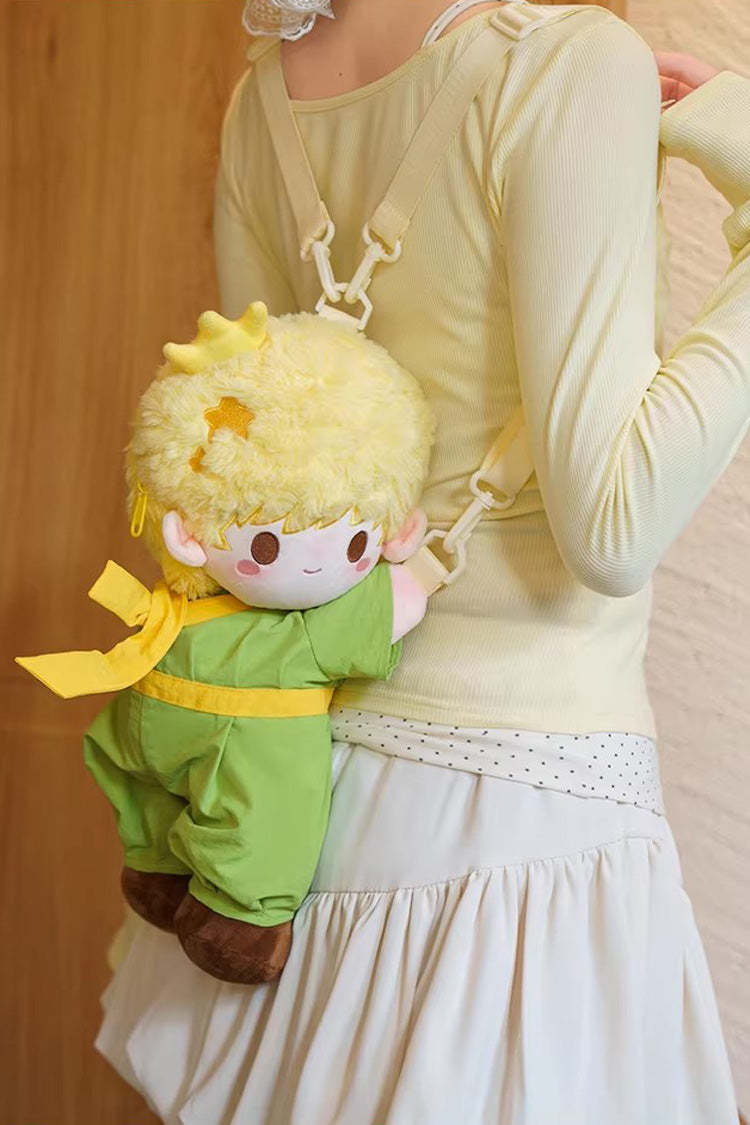 Green [The Little Prince] Cute Plush Toy Sweet Lolita Lying-Down Backpack - Product - 5