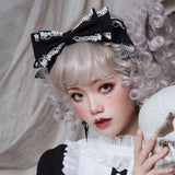Miss Betty 5 Colors Bowknot Lolita KC Headdress - black - 5