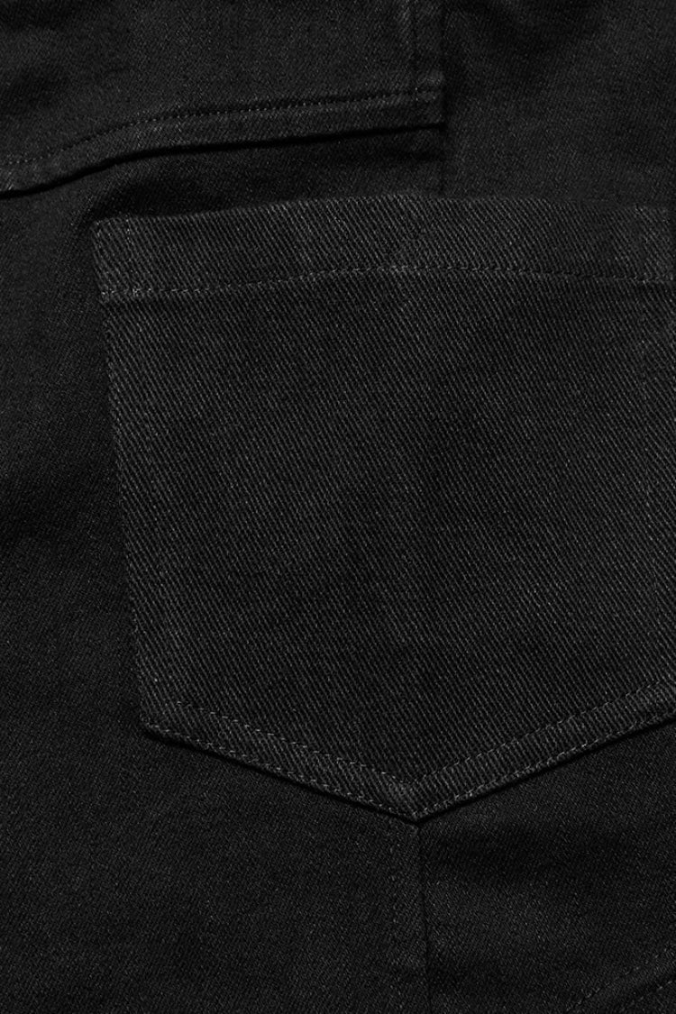 Black Faux Leather Stitching Mesh Eyelet Women's Punk Ring Shorts - Product - 7