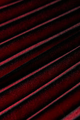 Black/Red Metal Nails Metal Chain Decoration Gradient Women's Steampunk Skirt - Product - 7