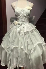Gorgeous Hanayome Bowknot Sweet Elegant Lolita Jsk Dress 6 Colors - Light-Green - 1