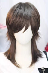 Stylish Japanese Androgynous Short Ouji Lolita Wig 2 Colors - Cool-Brown - 1
