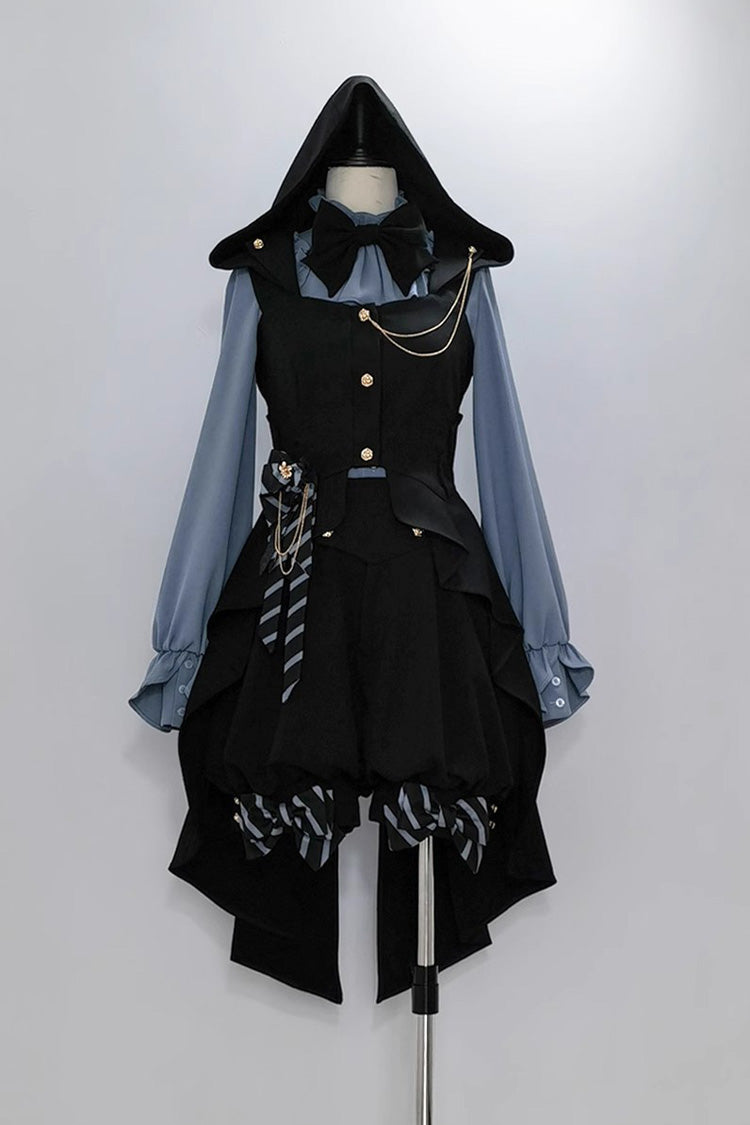 Blue Narrative Maxim Long Sleeves Ouji Fashion Gothic Lolita Blouse - Product - 8