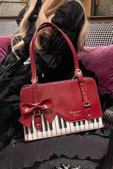Piano Waltz Bowknot Sweet Lolita Handbag 4 Colors - Product - 8