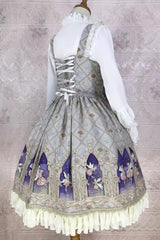 Dream Elf Print Ruffle Bowknot Sweet Lolita Jsk Dress 6 Colors - Product - 15