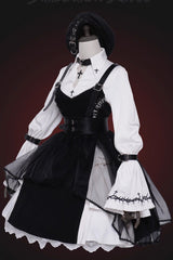 Black Stockholm Lover Gothic Plus Size Lolita Jsk Dress - Product - 5
