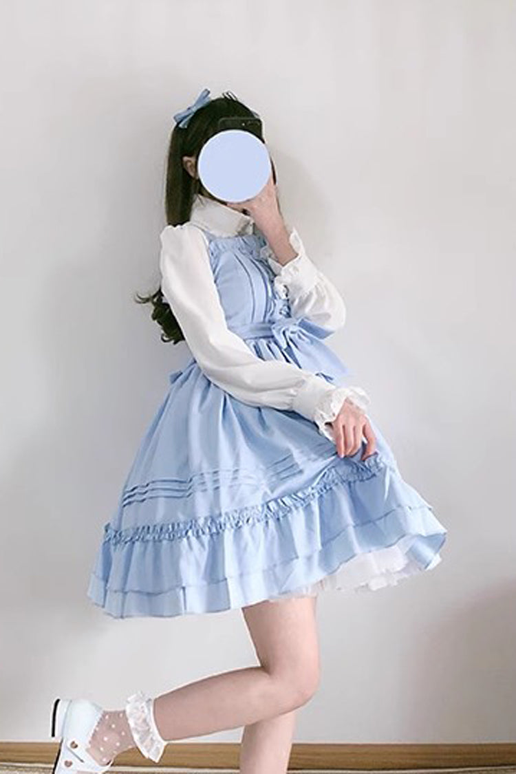 Ice Cream Bowknot Ruffle Chiffon Sweet Lolita Jsk Dress 7 Colors - Product - 9