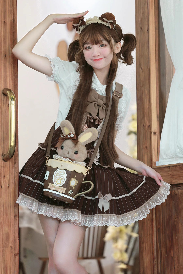 Lovely Teacup Rabbit Bowknot Sweet Lolita Shoulder Bag 5 Colors - Product - 20