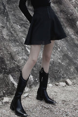 Plaid Print Stitching Mesh Women's Gothic College Style Skirt 2 Colors - Product - 6