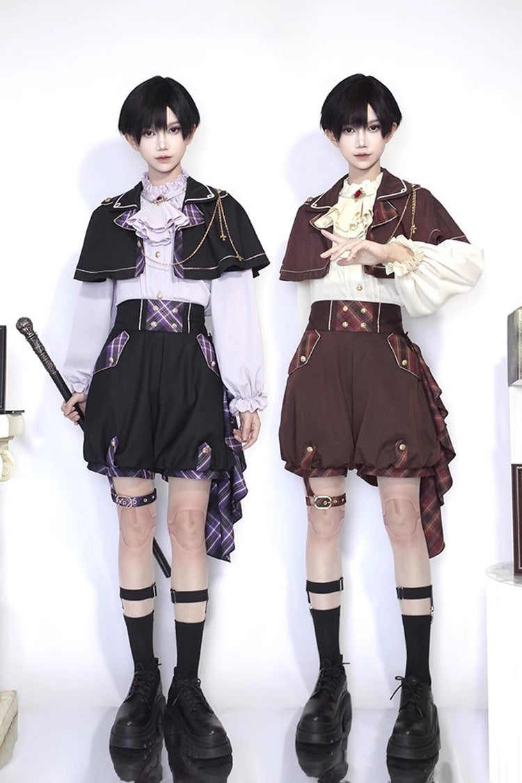 Queen Chess Game Ouji Fashion Military Cool Lolita Set 2 Colors - Product - 7