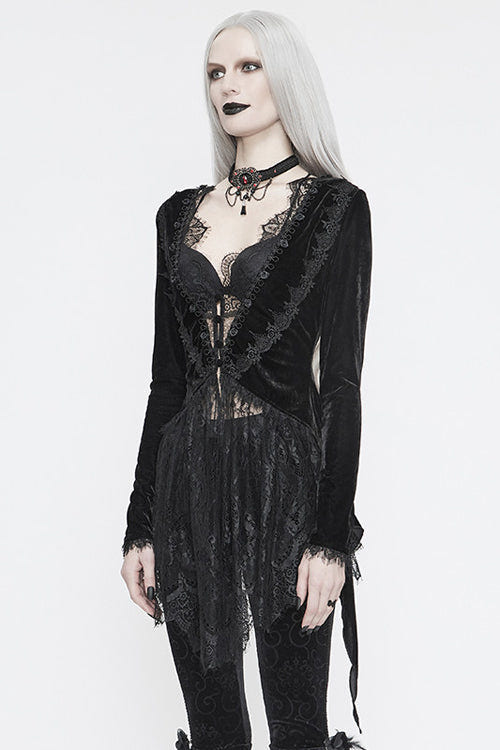 Black Knitted Mini Womens Jacket Dress - Product - 3