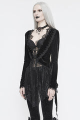 Black Knitted Mini Womens Jacket Dress - Product - 3
