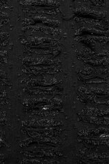 Black Embossed Stitching Mesh Ripped Women's Steampunk Straight Pants - Product - 6