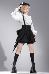 White Long Sleeves Vintage Elegant Prince Ouji Fashion Lolita Blouse - Product - 2