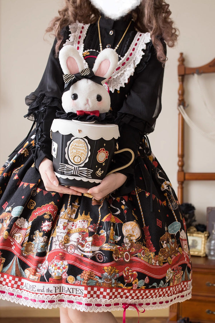 Lovely Teacup Rabbit Bowknot Sweet Lolita Shoulder Bag 5 Colors - Product - 4