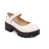 PU Leather Puppy Heel Classic Lolita Shoes 4 Colors - Product - 5
