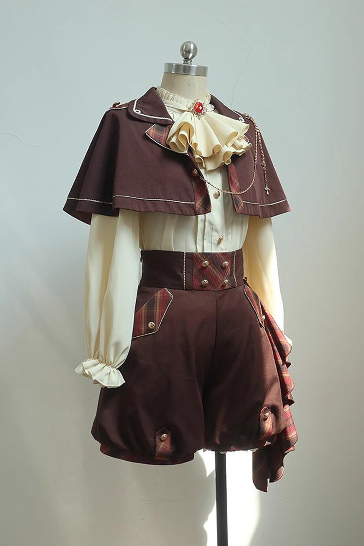 Queen Chess Game Ouji Fashion Military Cool Lolita Set 2 Colors - Product - 4