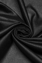 Black Stand Collar Long Sleeves Ruffle Embroidery Men's Gothic Blouse - Product - 8