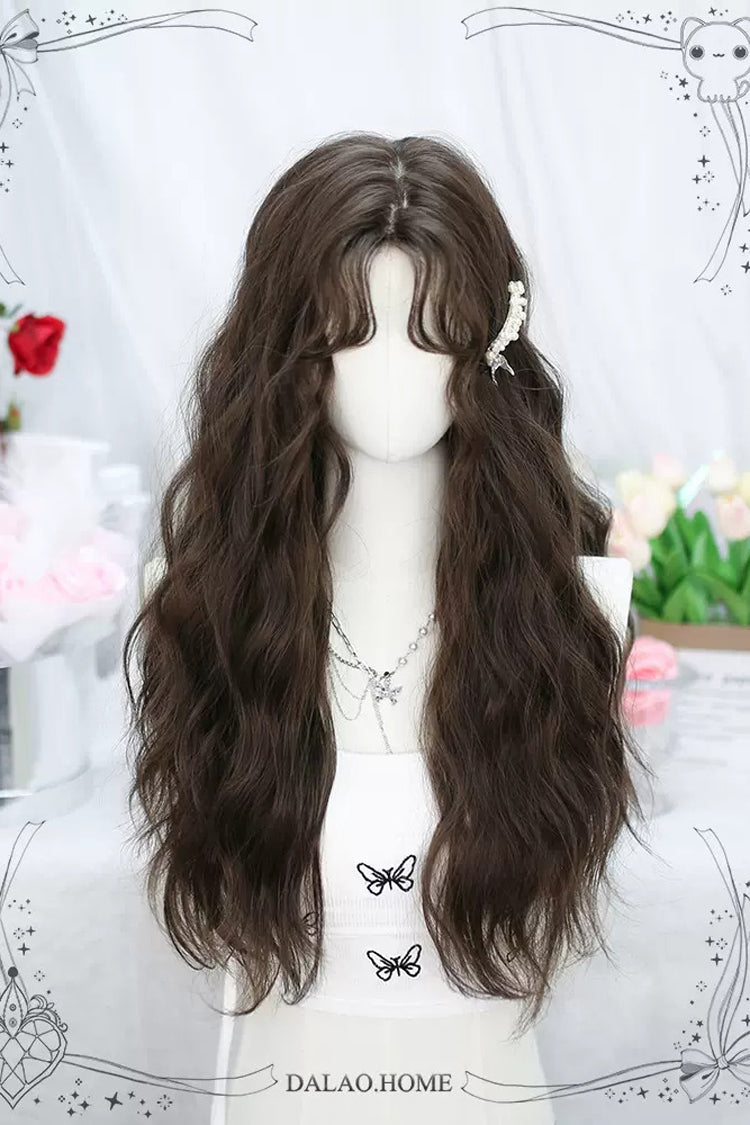 Secondary Tousled Small Waves Sweet Lolita Long Wigs 2 Colors - Product - 5