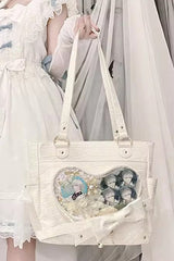 Floating Amber Transparent Love Bowknot Sweet Elegant Lolita Shoulder Bag 4 Colors - Product - 11