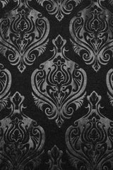 Black Long Sleeves Print Mens Gothic T-Shirt - Product - 6