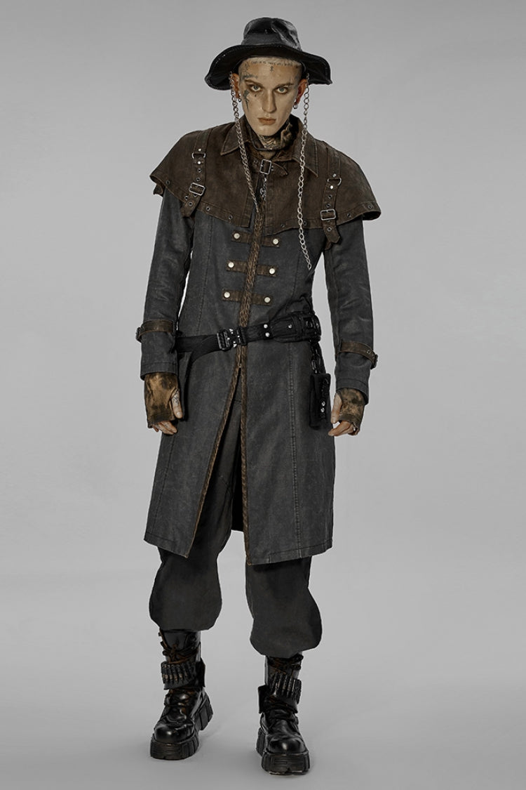 Black Doomsday Detachable Bag Men's Steampunk Buckles Belt - Product - 4
