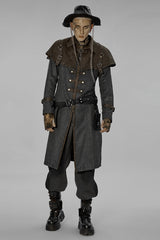 Black Doomsday Detachable Bag Men's Steampunk Buckles Belt - Product - 4