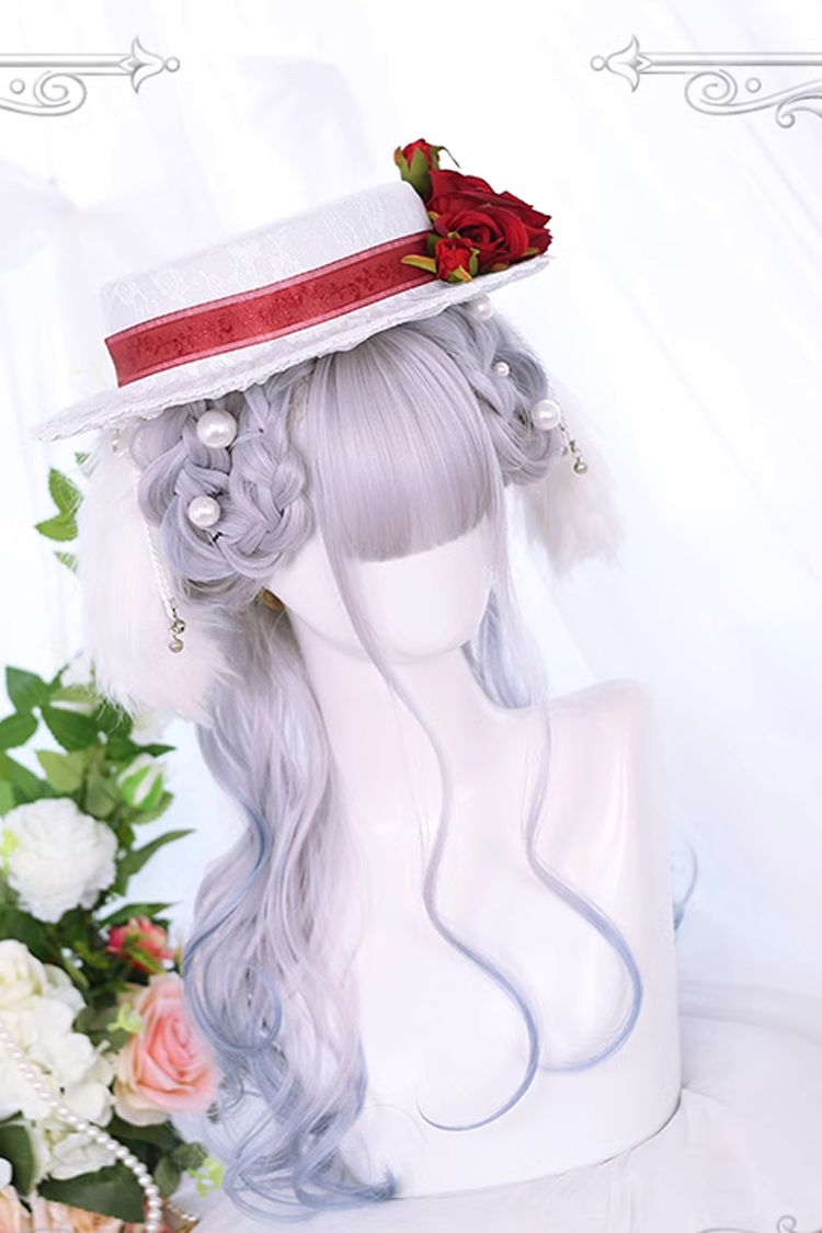 Multi-Color Bleaching And Dyeing Long Big Wave Sweet Lolita Wigs - Product - 3