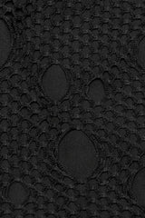 Black Stitching Mesh Metal Ring Decoration Men's Steampunk Pants - Product - 8