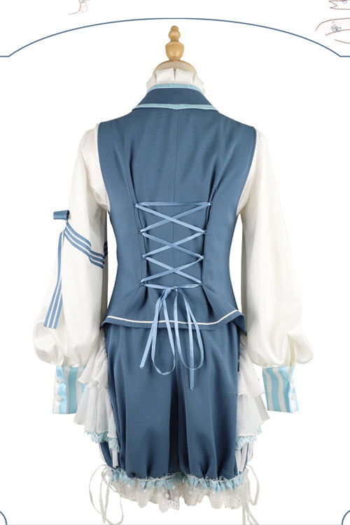 Alice Detective Retro Genuine Blue Ouji Lolita Shorts - Product - 7