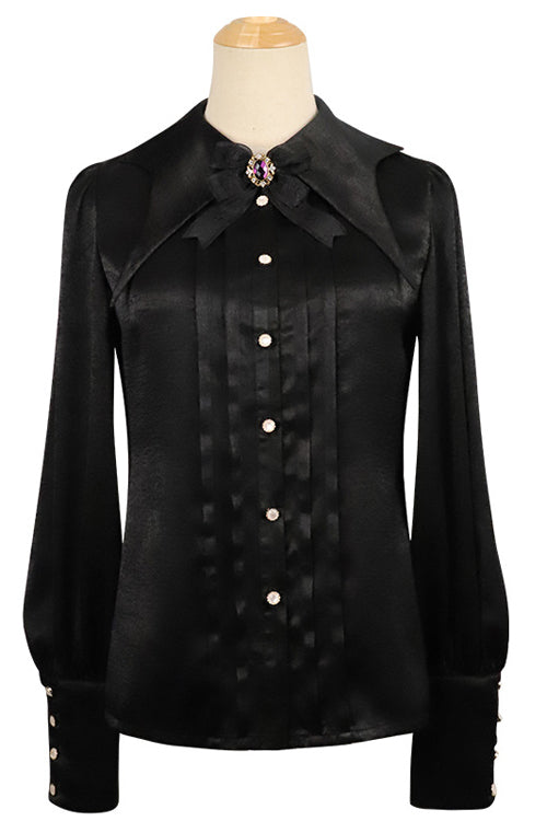 Black Witch Town Print With Veil Gothic Lolita JSK Dress - Product - 9