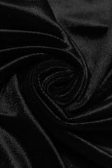 Black Long Sleeves Gradient Irregular Women's Gothic Blouse - Product - 7