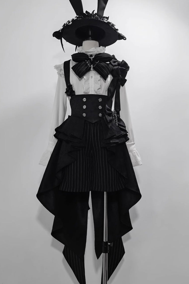 Black Rabbit Theater Jacquard Version Ouji Lolita Girdle - Product - 3