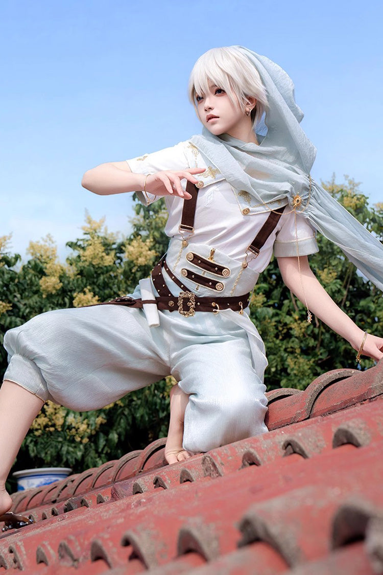 [Galaxy Adventures] Short Sleeves Elegant Prince Handsome Ouji Lolita Full Set - Product - 2