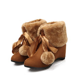 Cute Loli Furball Sweet Lolita Boots 3 Colors - Product - 8