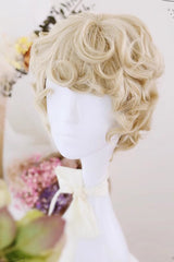 Linen Platinum Prince Encounter Short Curly Hair Ouji Wig - Product - 2