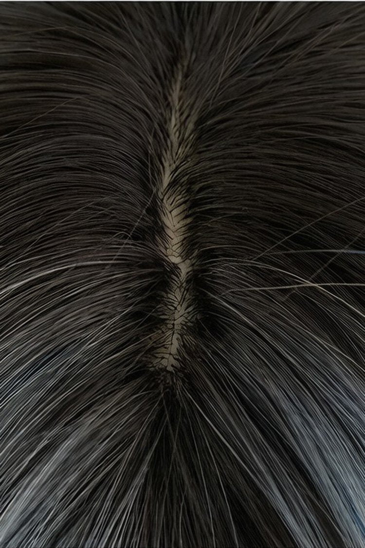 Black/Blue Ombre Highlighted High-Layered Long Straight Sweet Lolita Wig - Product - 4
