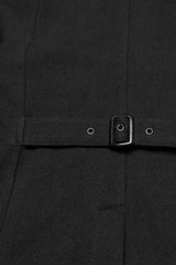 Black Stand Collar Armour Stitching Men's Punk Vest - Product - 7