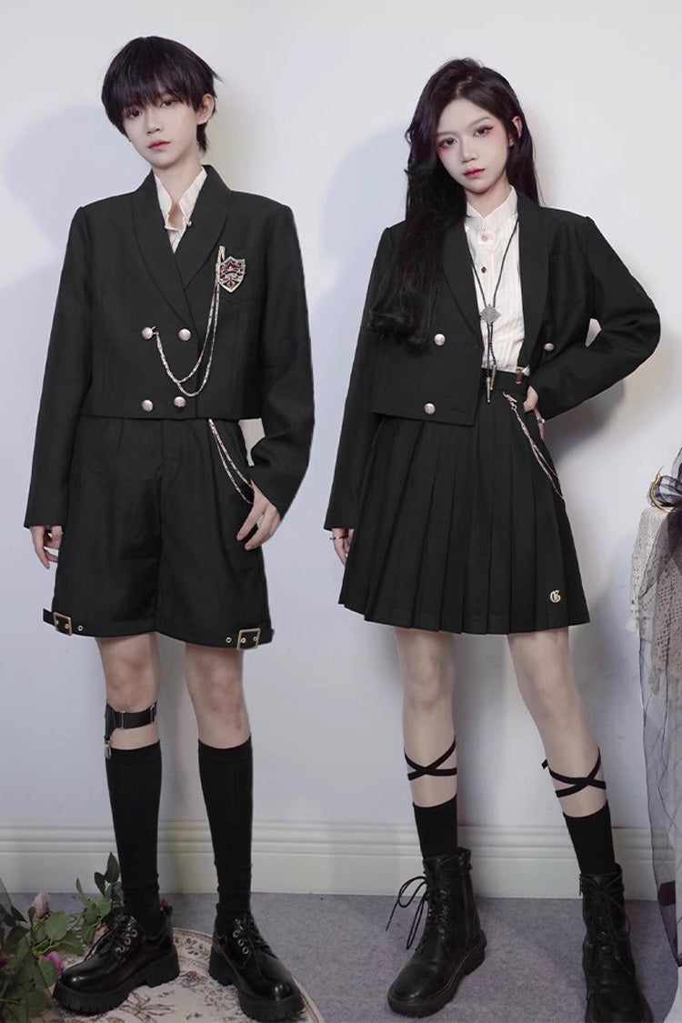 Black Seven Deadly Sins Ouji Fashion Gothic Lolita Shorts - Product - 4