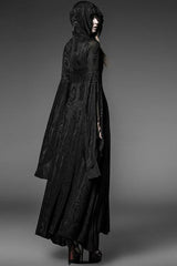 Black High Priestess Hooded Knitted Long Sleeves Gothic Lolita Dress - Product - 2
