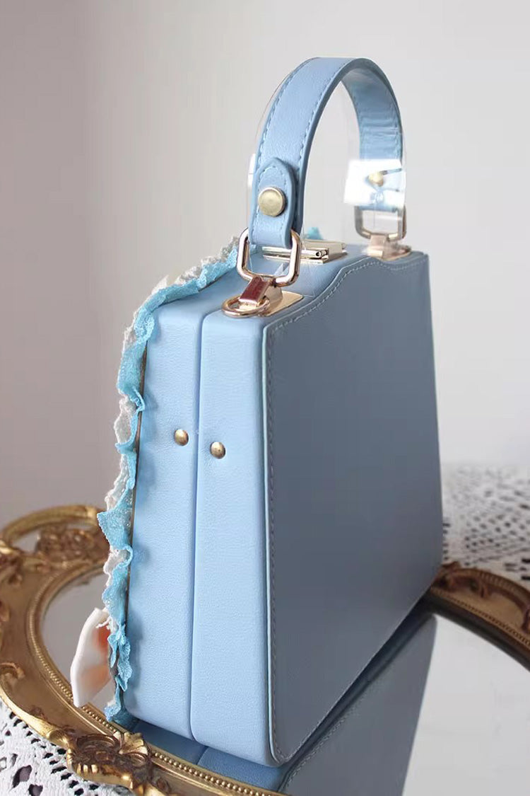 Four Seasons Floral Bowknot Lace Sweet Elegant Gorgeous Lolita Handbag 9 Colors - Product - 10