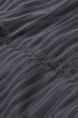 Black Women's Gothic Princess Multi-Layered Ruffled Lace High-Low Skirt - Product - 17