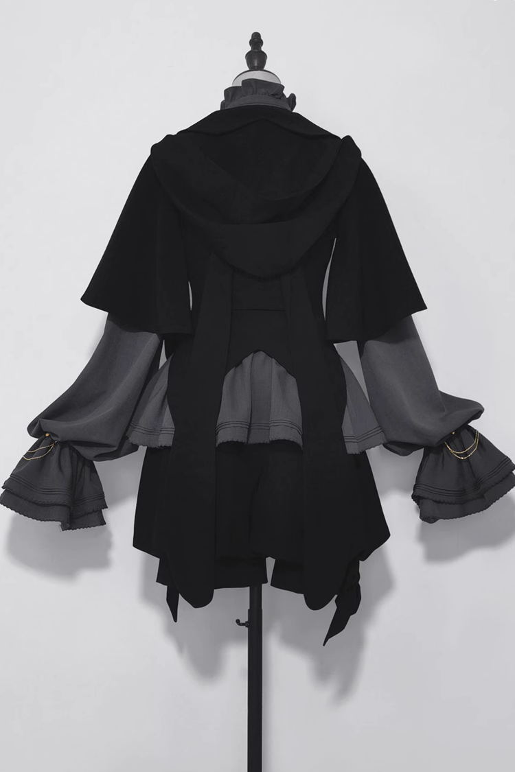 Black Retro Cute Cool Ouji Fashion Lolita Shorts - Product - 4