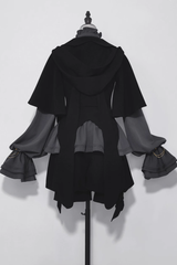 Black Retro Cute Cool Ouji Fashion Lolita Shorts - Product - 4