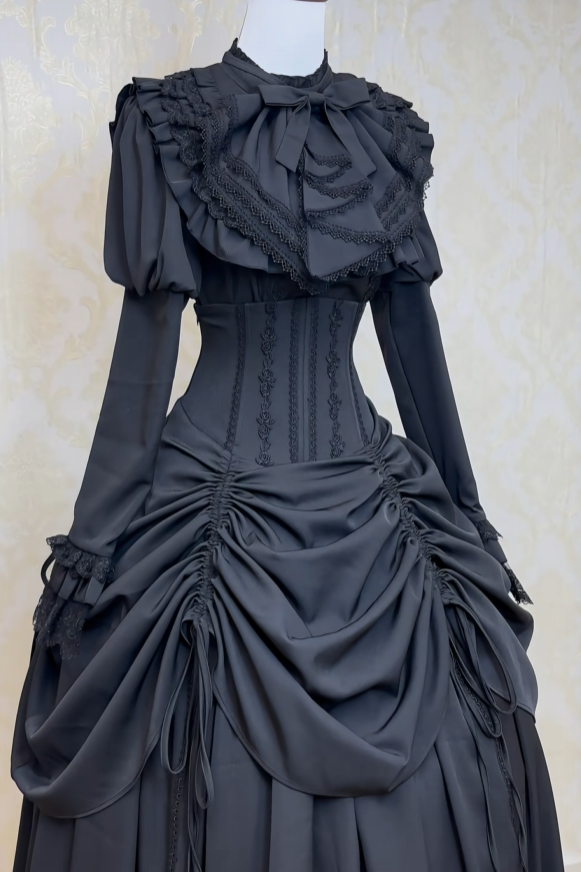 Immortal Bird Gothic Lolita blouse detail