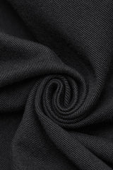 Black Stand Collar Sleeveless Hooded Zipper Pleated Women's Punk Short Vest - Product - 7