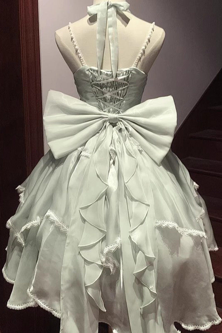 Gorgeous Hanayome Bowknot Sweet Elegant Lolita Jsk Dress 6 Colors - Product - 7